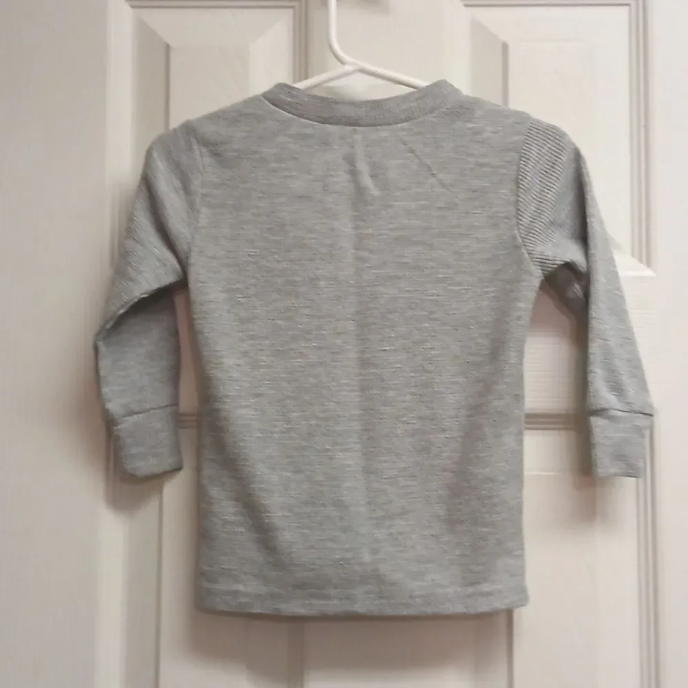 DISNEY JUNIOR BOYS MICKEY MOUSE 12M Thermal, Gray - Picture 4 of 7